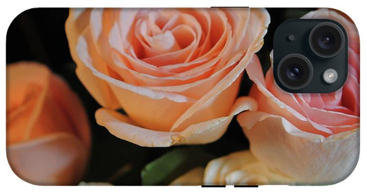 Pink and White Roses - Phone Case