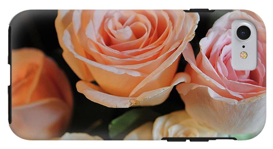 Pink and White Roses - Phone Case