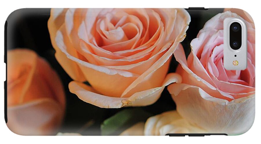 Pink and White Roses - Phone Case