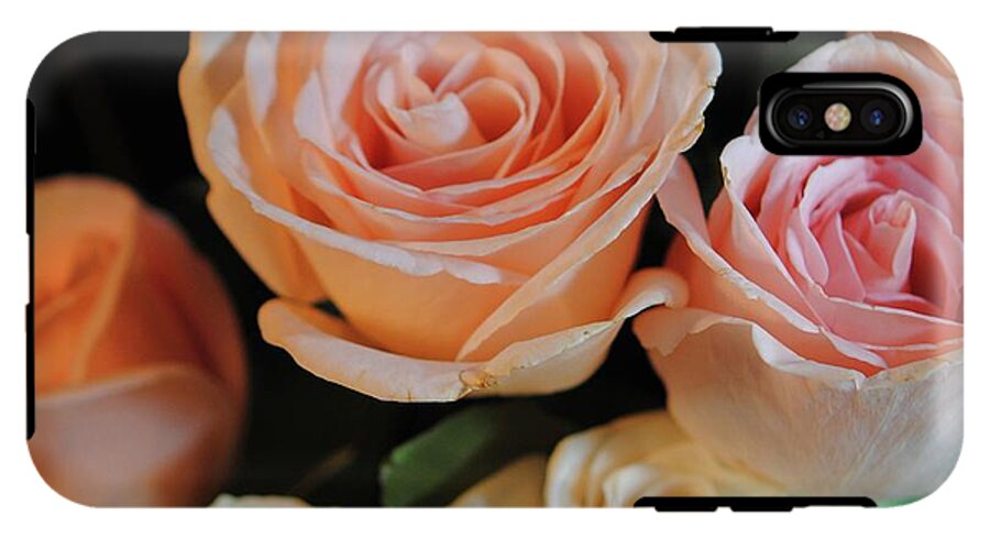 Pink and White Roses - Phone Case