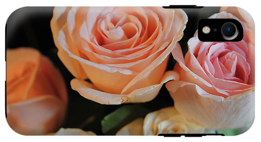 Pink and White Roses - Phone Case