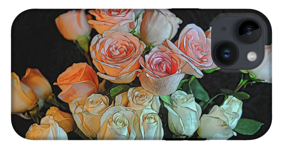 Pink and White Roses Collection 5 - Phone Case