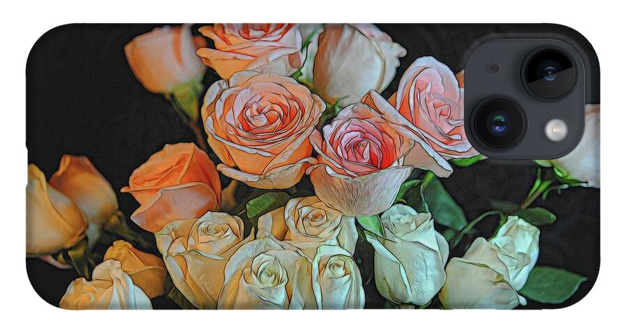Pink and White Roses Collection 5 - Phone Case