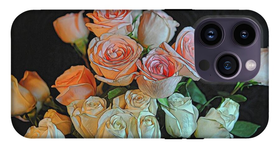 Pink and White Roses Collection 5 - Phone Case