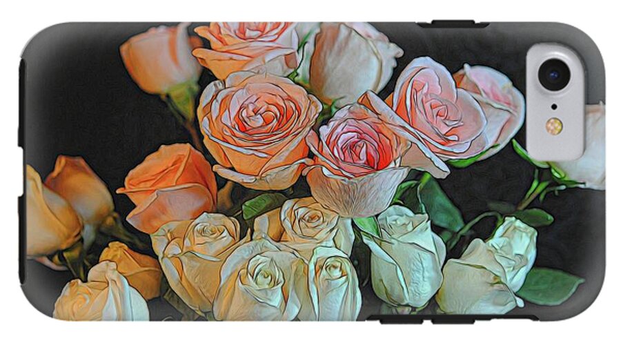 Pink and White Roses Collection 5 - Phone Case