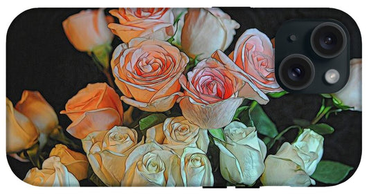 Pink and White Roses Collection 5 - Phone Case