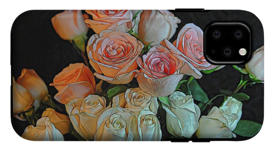 Pink and White Roses Collection 5 - Phone Case