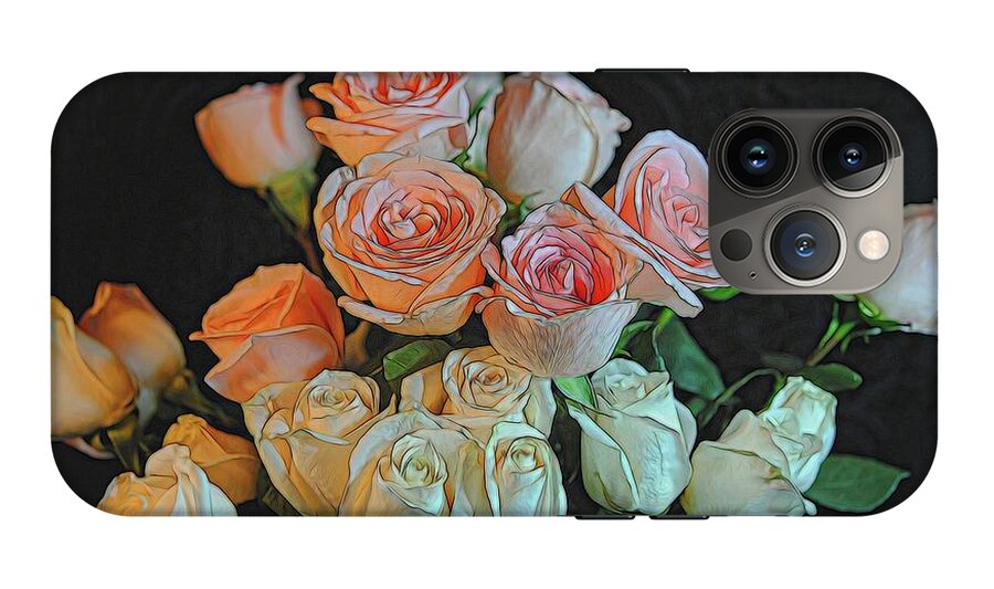 Pink and White Roses Collection 5 - Phone Case