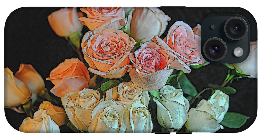 Pink and White Roses Collection 5 - Phone Case