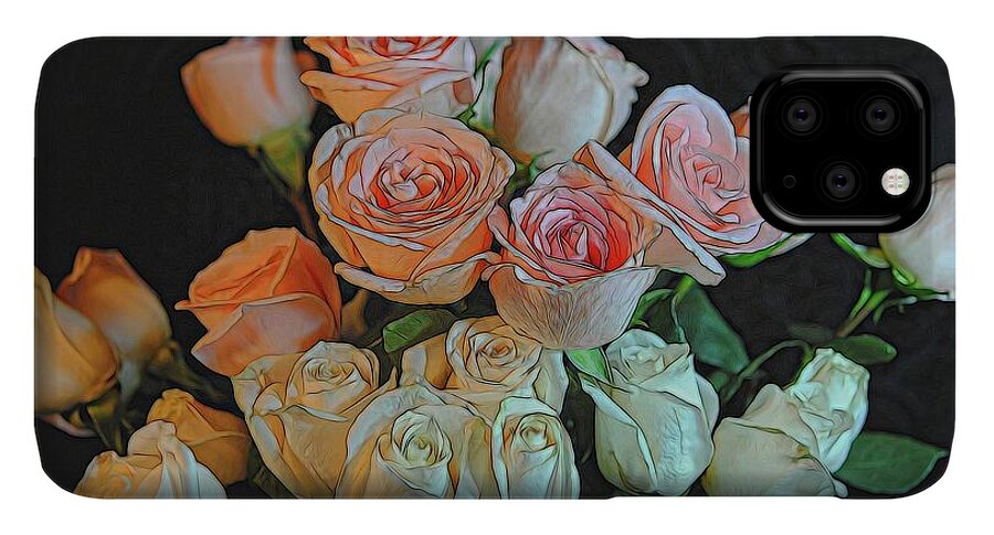 Pink and White Roses Collection 5 - Phone Case