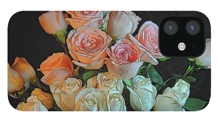 Pink and White Roses Collection 5 - Phone Case