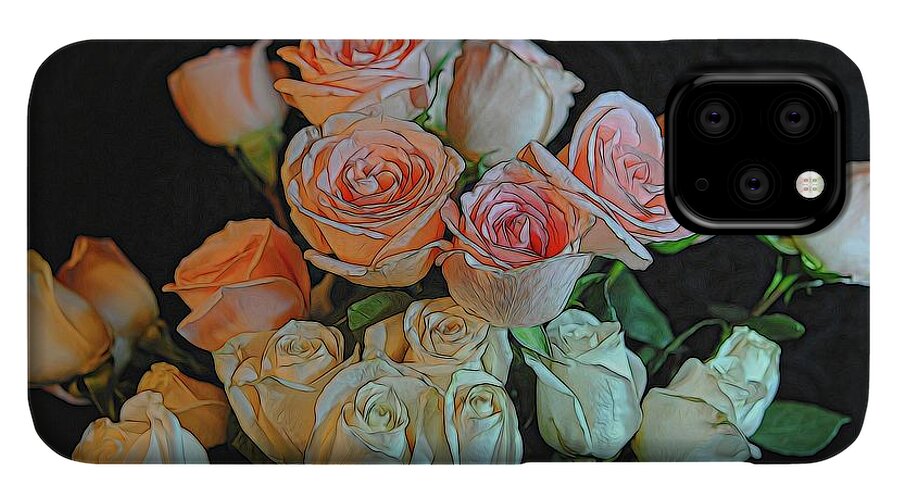 Pink and White Roses Collection 5 - Phone Case