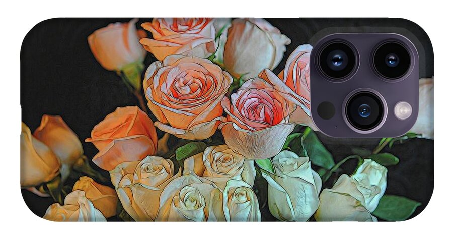 Pink and White Roses Collection 5 - Phone Case