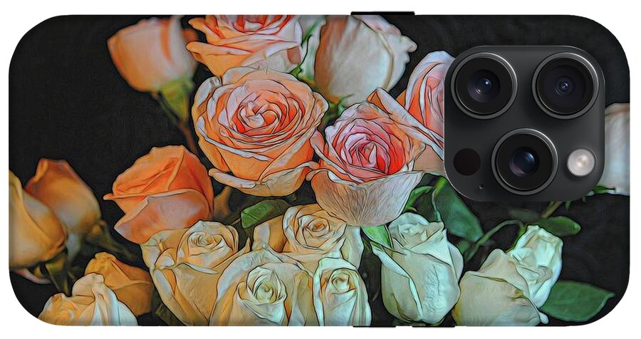 Pink and White Roses Collection 5 - Phone Case