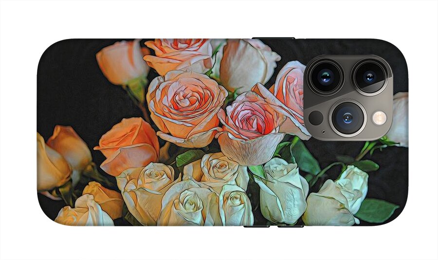 Pink and White Roses Collection 5 - Phone Case