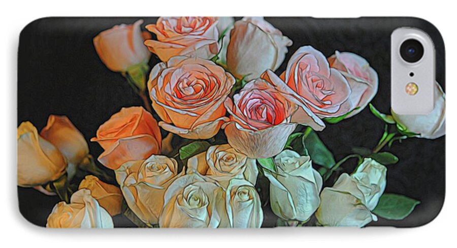 Pink and White Roses Collection 5 - Phone Case