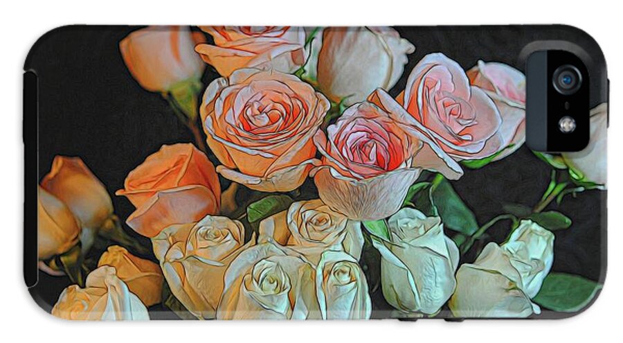 Pink and White Roses Collection 5 - Phone Case
