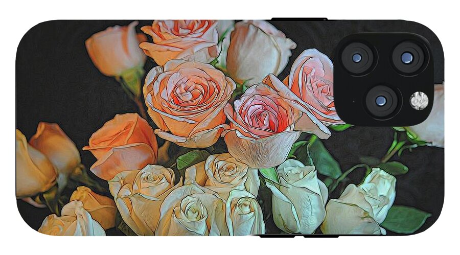 Pink and White Roses Collection 5 - Phone Case