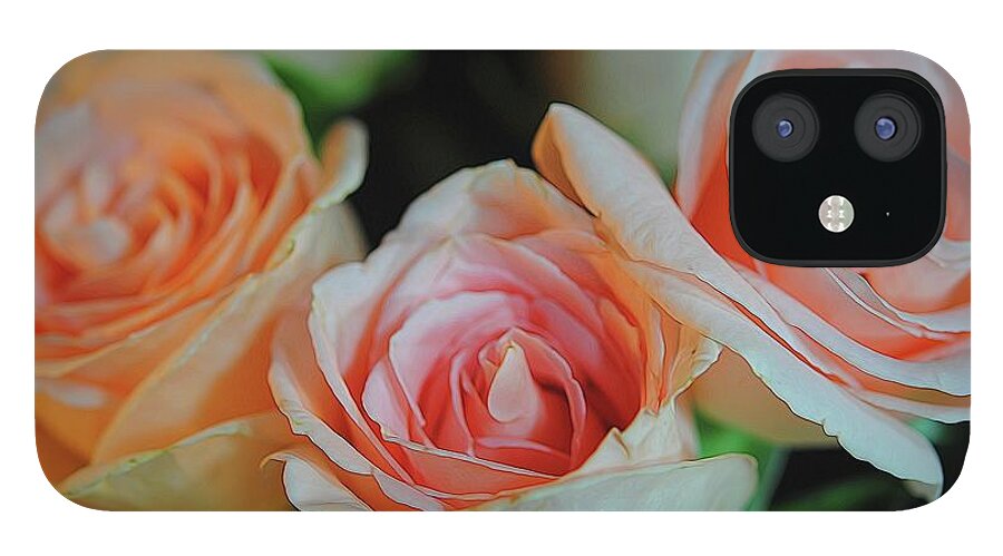 Pink and White Roses Collection 7 - Phone Case