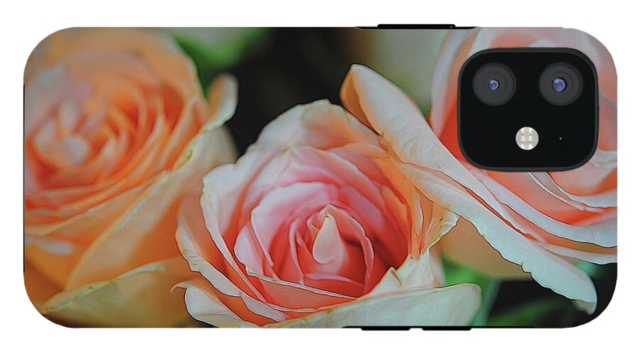 Pink and White Roses Collection 7 - Phone Case