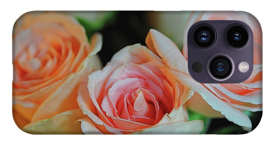 Pink and White Roses Collection 7 - Phone Case