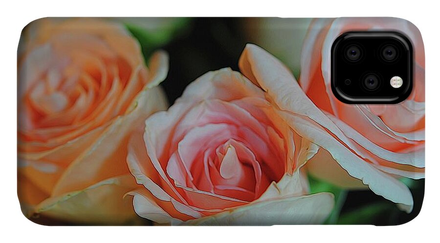 Pink and White Roses Collection 7 - Phone Case