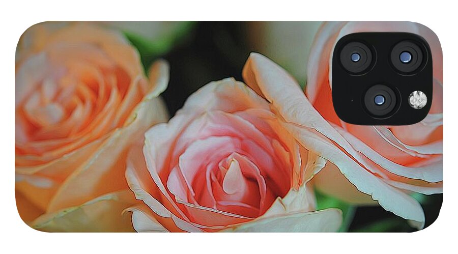 Pink and White Roses Collection 7 - Phone Case
