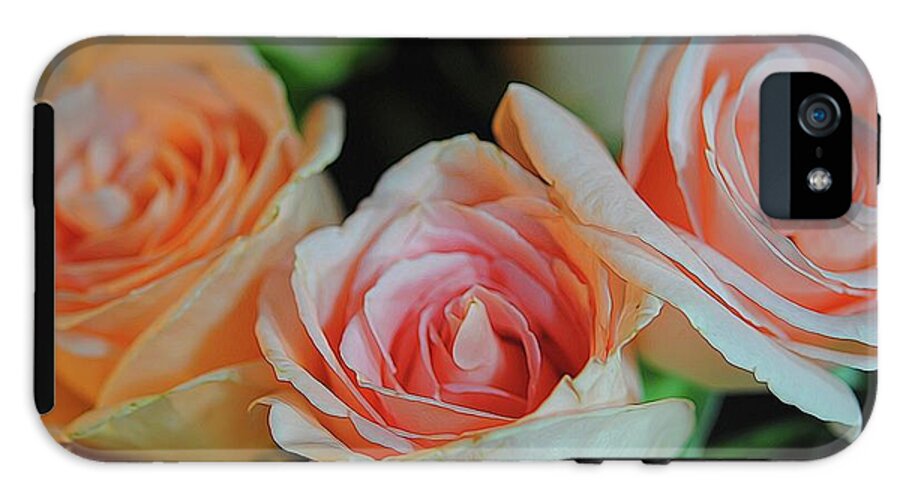 Pink and White Roses Collection 7 - Phone Case