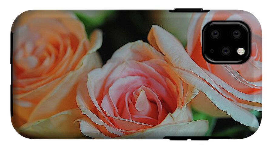 Pink and White Roses Collection 7 - Phone Case