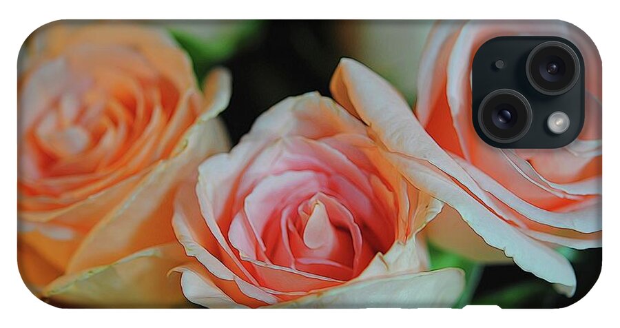 Pink and White Roses Collection 7 - Phone Case