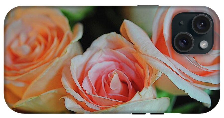 Pink and White Roses Collection 7 - Phone Case