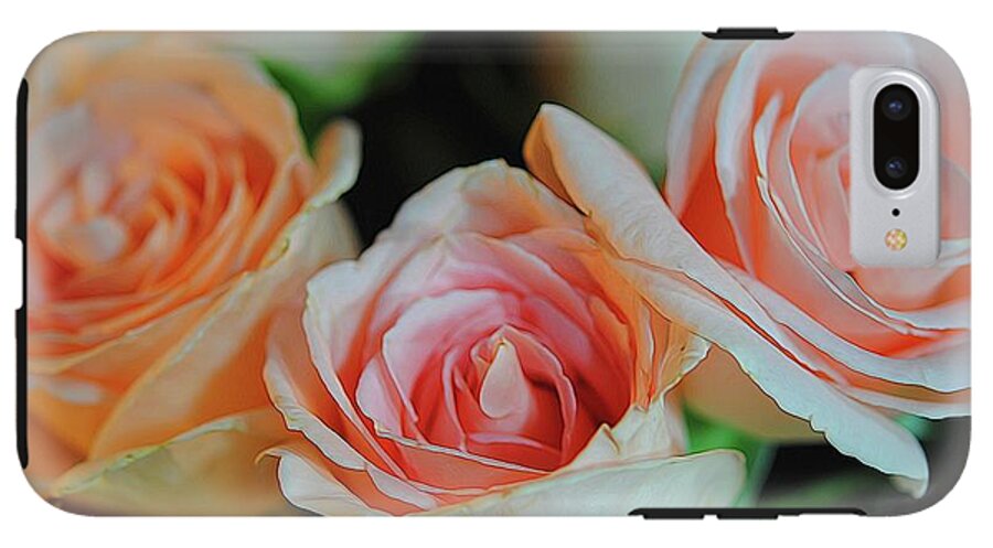 Pink and White Roses Collection 7 - Phone Case