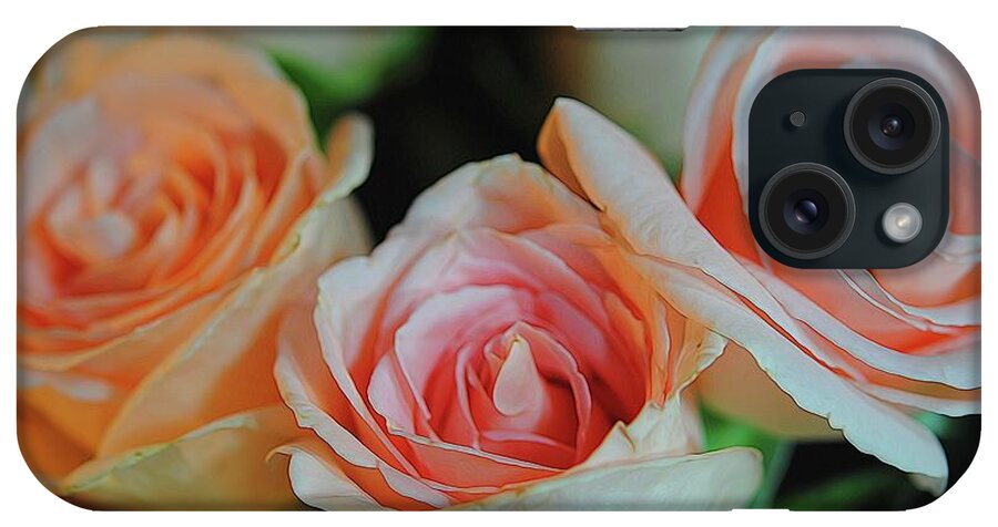 Pink and White Roses Collection 7 - Phone Case