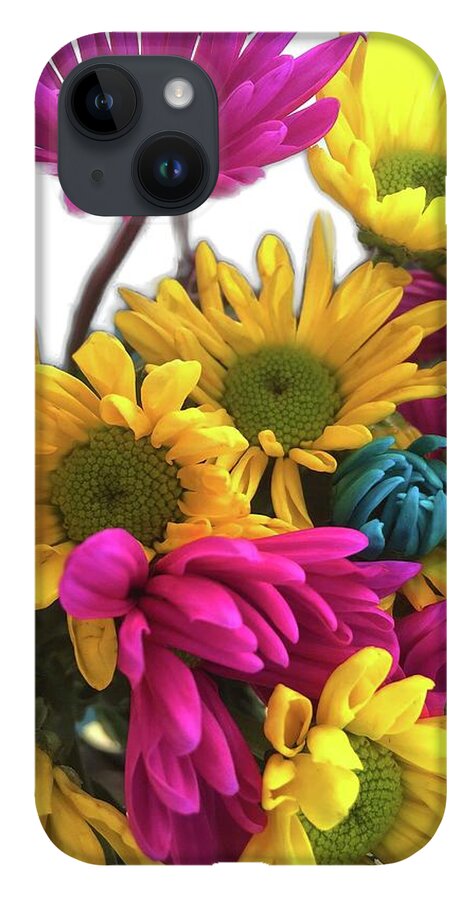 Pink and Yellow Daisies - Phone Case
