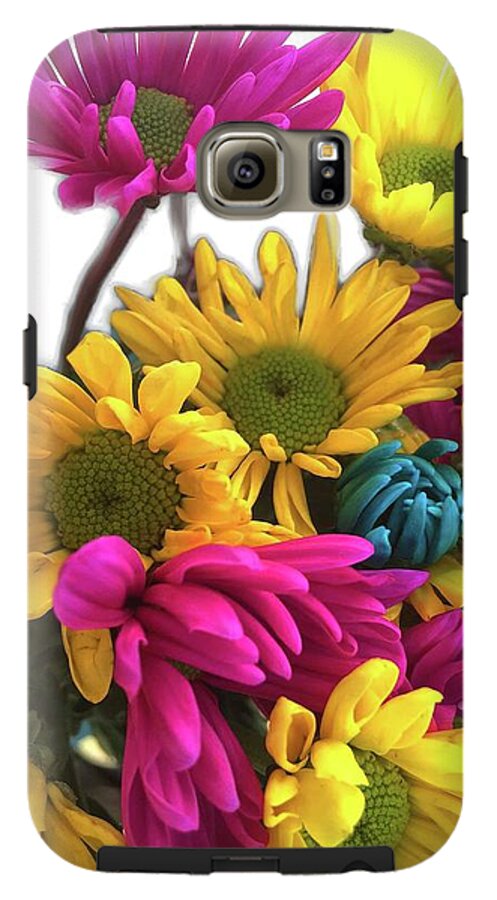 Pink and Yellow Daisies - Phone Case