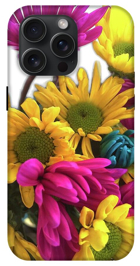 Pink and Yellow Daisies - Phone Case