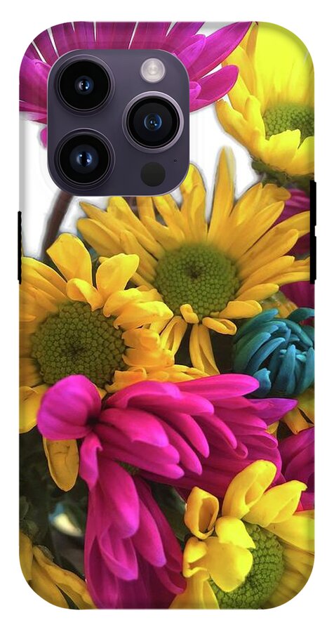 Pink and Yellow Daisies - Phone Case