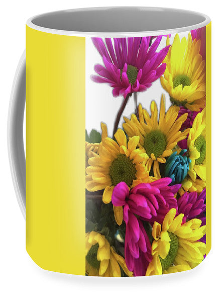 Pink and Yellow Daisies - Mug