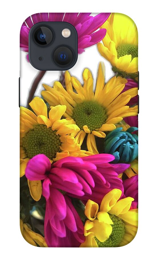 Pink and Yellow Daisies - Phone Case