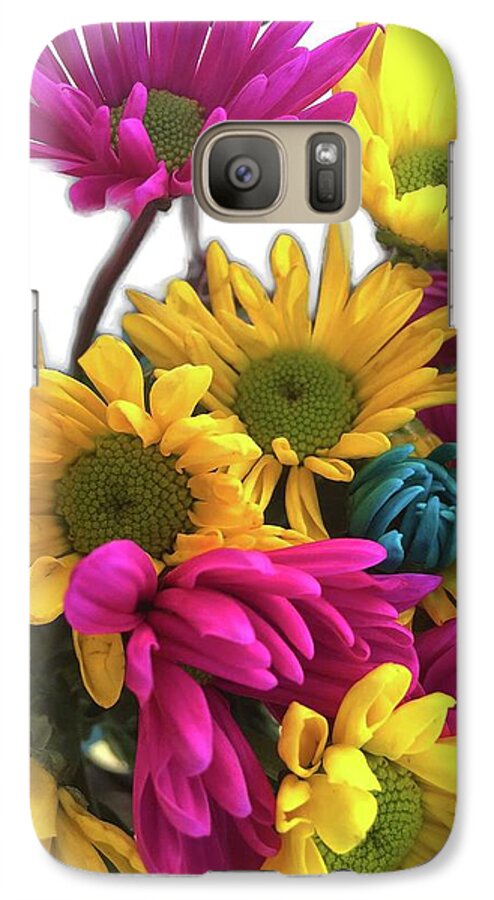 Pink and Yellow Daisies - Phone Case