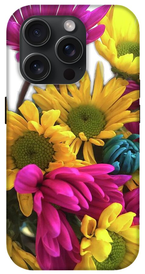 Pink and Yellow Daisies - Phone Case