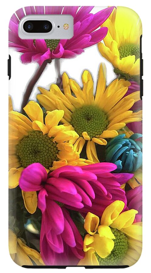 Pink and Yellow Daisies - Phone Case
