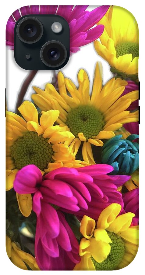Pink and Yellow Daisies - Phone Case