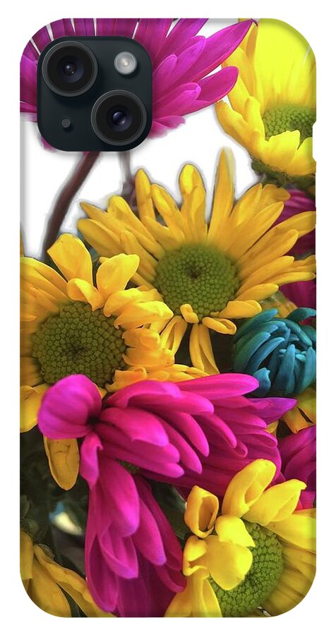 Pink and Yellow Daisies - Phone Case