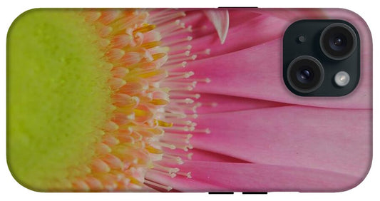 Pink and Yellow Daisy - Phone Case