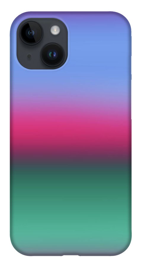 Pink Blue Green Gradient - Phone Case