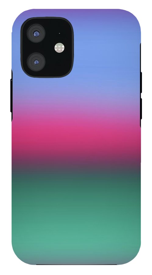 Pink Blue Green Gradient - Phone Case