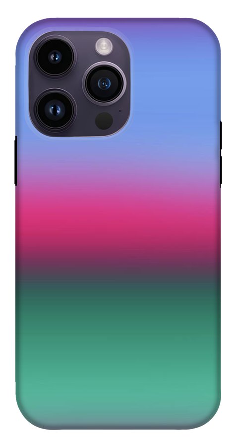 Pink Blue Green Gradient - Phone Case