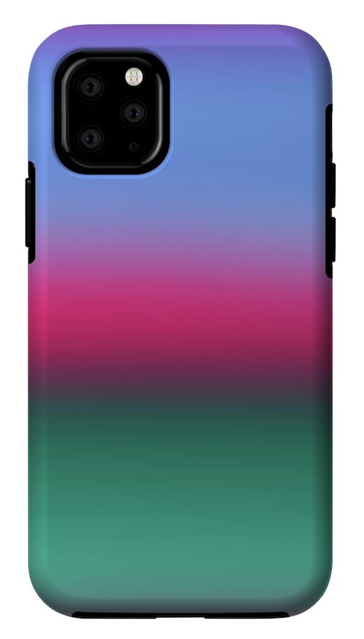Pink Blue Green Gradient - Phone Case
