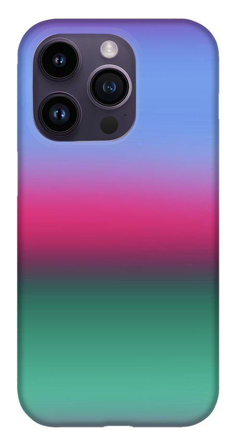 Pink Blue Green Gradient - Phone Case